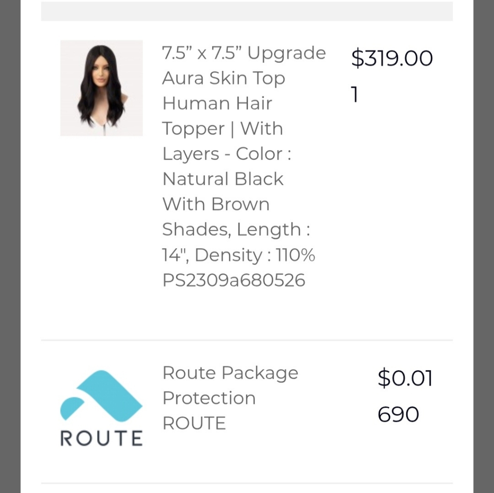 Uniwigs hair topper